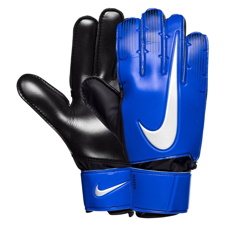 Nike Match Goalkeeper Gloves Racer Blue/Black/Silver - Best Buy Soccer