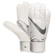 Nike Match Goalkeeper Gloves White/Chrome - Best Buy Soccer