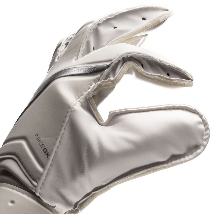 Nike Match Goalkeeper Gloves White/Chrome - Best Buy Soccer