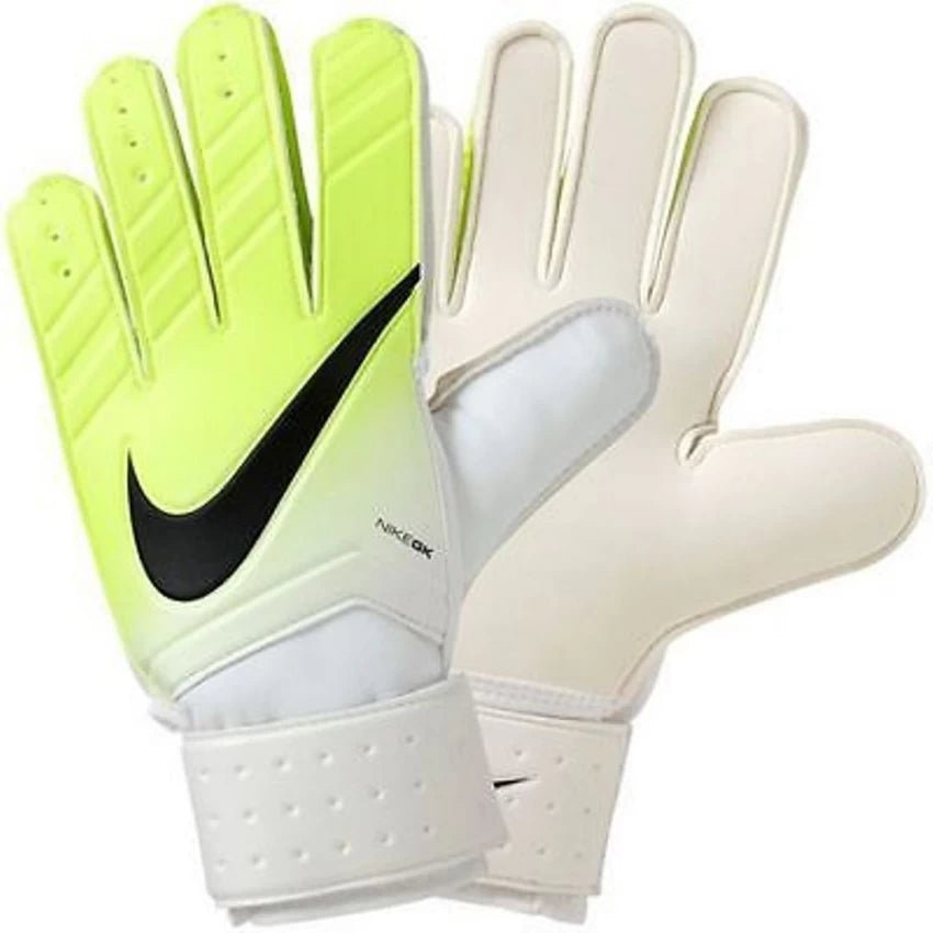 Nike Match Goalkeeper Gloves White/Volt - Best Buy Soccer