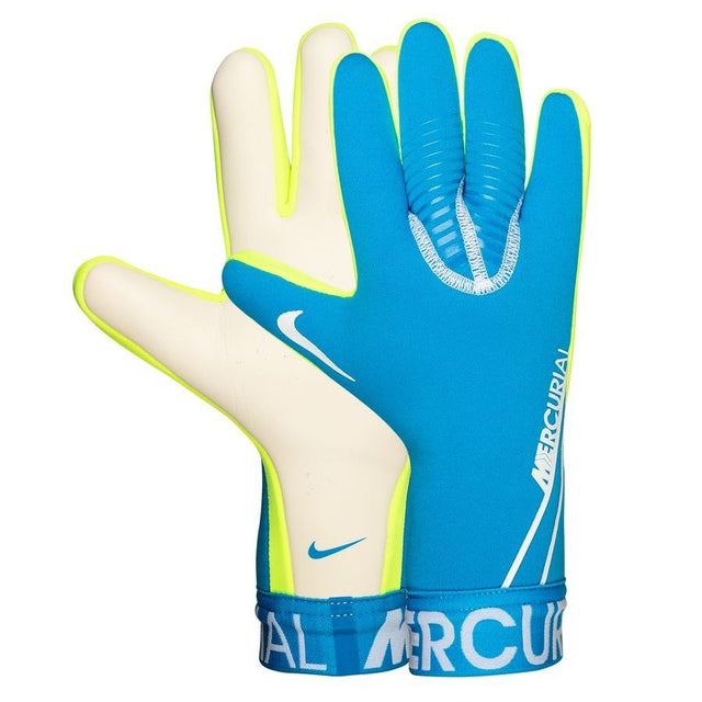Nike Mercurial Goalkeeper Touch Victory Goalkeeper Gloves Blue/White - Best Buy Soccer