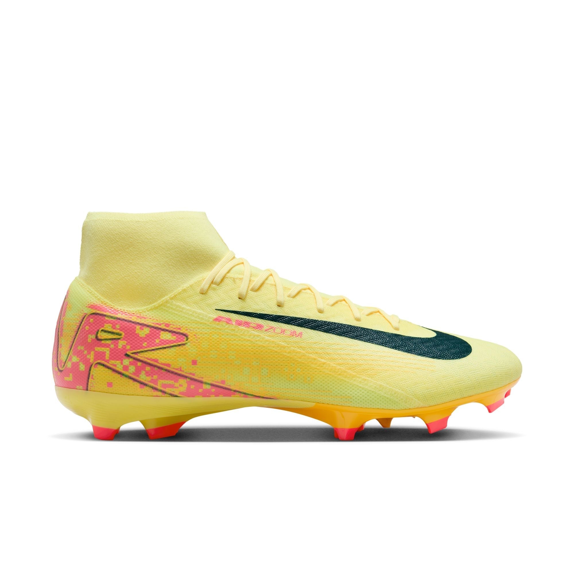 Nike Mercurial Superfly 10 Academy "Kylian Mbappe" MG High - Top Soccer Cleats - Orange/Armory Navy - Best Buy Soccer
