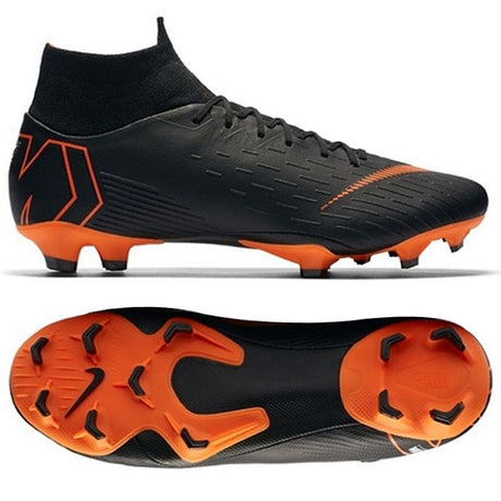 Nike Superfly 6 Pro FG Firm Ground Men's Soccer Cleats - Black/Total Orange