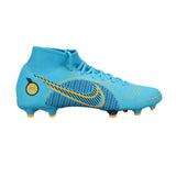 Nike Mercurial Superfly 8 Academy MG Multi - Ground Soccer Cleats Blue/Orange - Best Buy Soccer