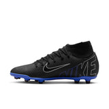 Nike Mercurial Superfly 9 Club Multi-Ground Soccer Cleats - Black/Hyper Royal/Chrome - Best Buy Soccer
