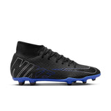 Nike Mercurial Superfly 9 Club Multi-Ground Soccer Cleats - Black/Hyper Royal/Chrome - Best Buy Soccer