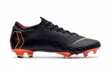 Nike Mercurial Vapor 12 Elite FG Firm Ground Men's Soccer Cleats - Black/Total Orange - Best Buy Soccer