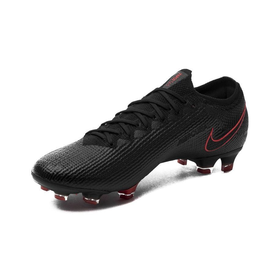 Nike Mercurial Vapor 13 Elite FG Firm Ground Men's Soccer Cleats - Black/Chile Red/Dark Smoke Grey/Chile Red - Best Buy Soccer