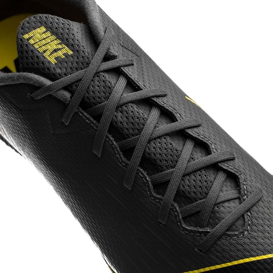Nike Mercurial VaporX 12 Academy IC Indoor Soccer Shoes - Dark Grey/Yellow - Best Buy Soccer