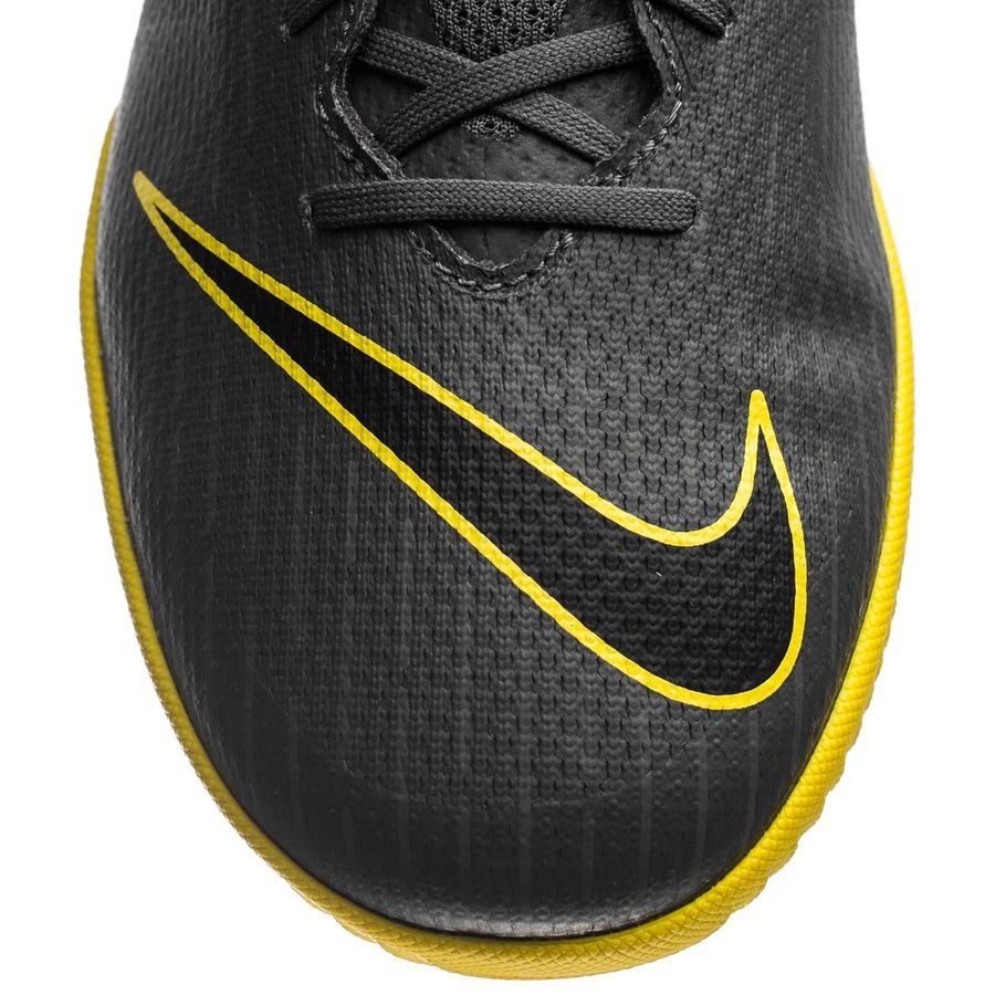 Nike Mercurial VaporX 12 Academy IC Indoor Soccer Shoes - Dark Grey/Yellow - Best Buy Soccer