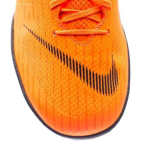 Nike Mercurial VaporX 12 Academy IC Indoor Soccer Shoes - Orange/Black/Volt - Best Buy Soccer