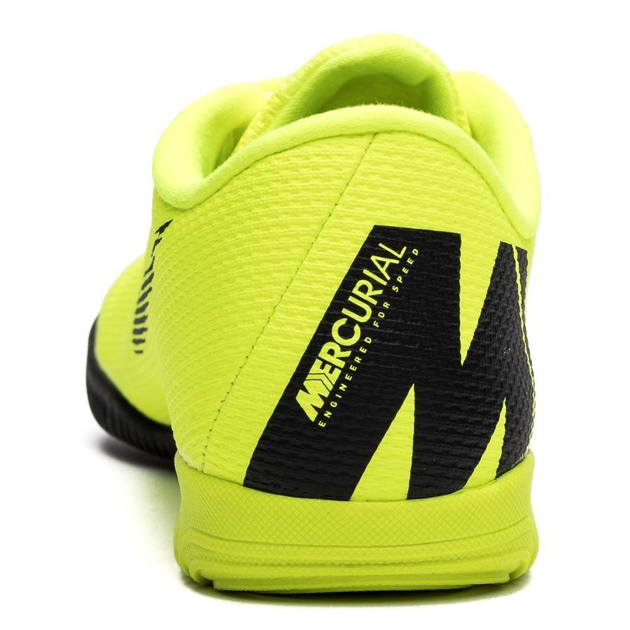 Nike Mercurial VaporX 12 Academy IC Indoor Soccer Shoes - Volt/Black - Best Buy Soccer
