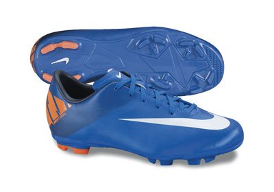 Nike Mercurial Victory FG Youth Soccer Cleats -Royal-White - Best Buy Soccer