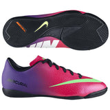Nike Mercurial Victory IV IC Youth Indoor Soccer Shoes - Fireberry/Green - Best Buy Soccer