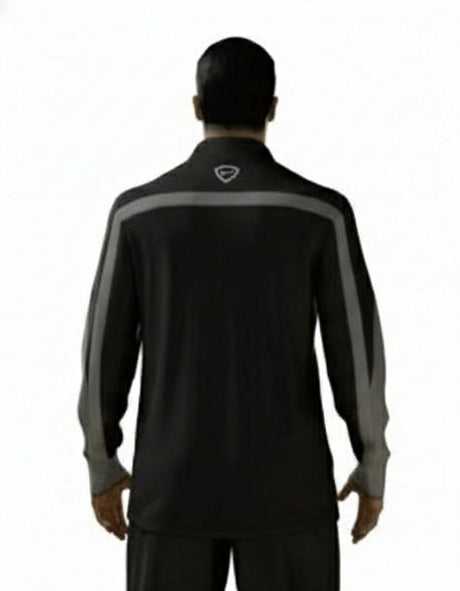 Nike Squad 14 Long Sleeve 1/4 Zip Pullover Training Top - Black/Grey