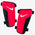 Espinillera de fútbol Nike Park - Rojo-Negro