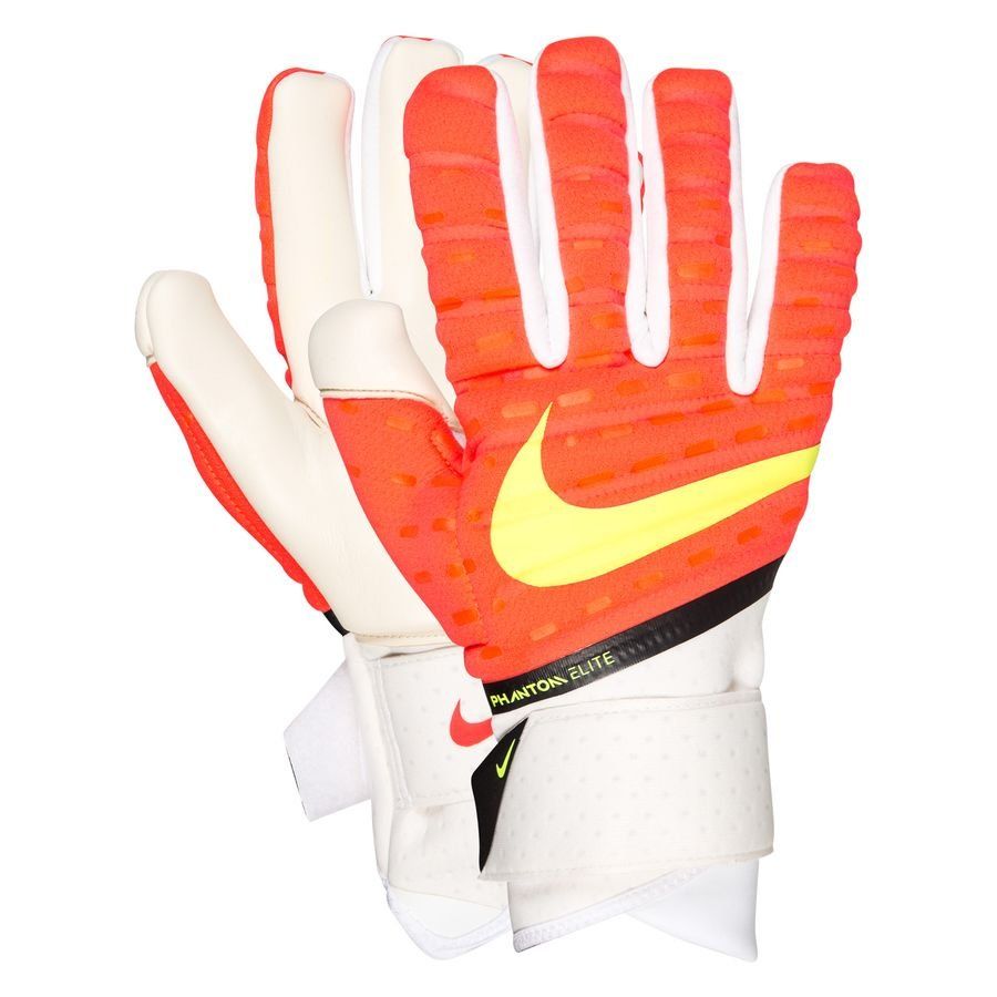 Nike Phantom Elite Goalkeeper Gloves Bright Crimson/White/Volt - Best Buy Soccer