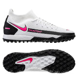 Nike Phantom GT Academy Dynamic TF Turf Soccer Cleats - White/Pink Blast - Best Buy Soccer