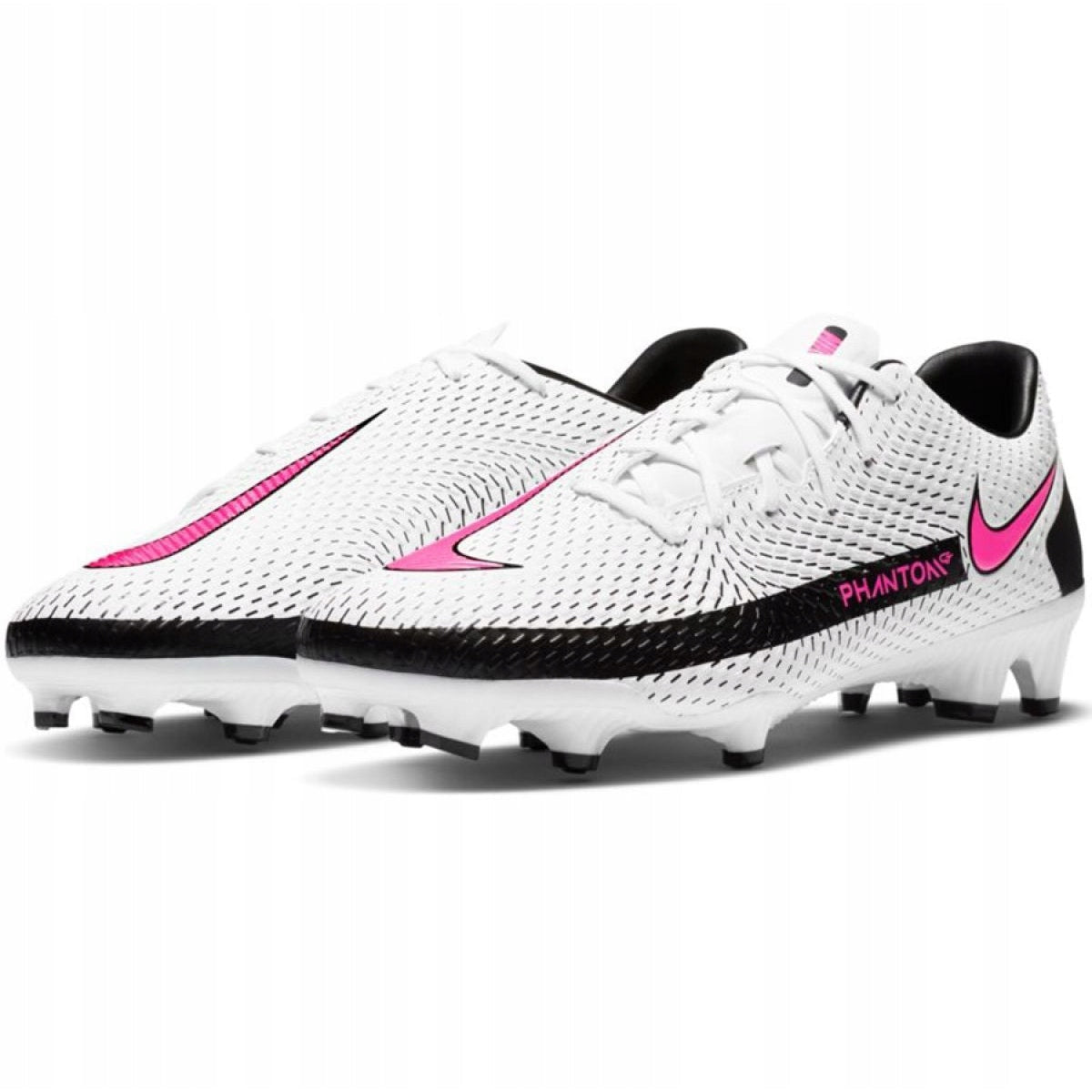 Nike Phantom GT Academy FG Men's Soccer Cleats - White/Pink/Black - Best Buy Soccer