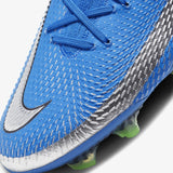 Nike Phantom GT Elit FG Firm Ground Soccer Cleats Blue/Silver/Green - Best Buy Soccer
