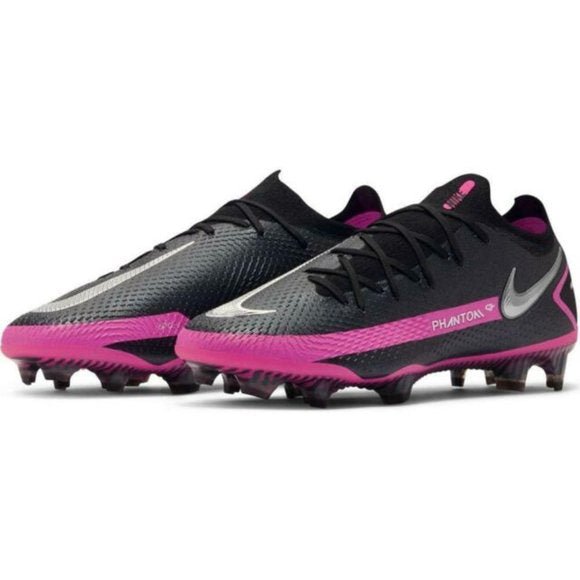 Nike Phantom GT Elit FG Men's Soccer Cleats - Black/Grey - Best Buy Soccer