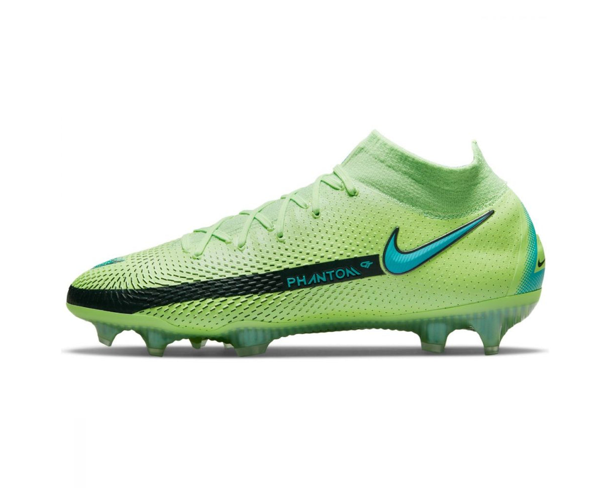 Nike Phantom GT Elite DF FG Firm Ground Soccer Cleats Lime Glow/Aquamarine - Best Buy Soccer