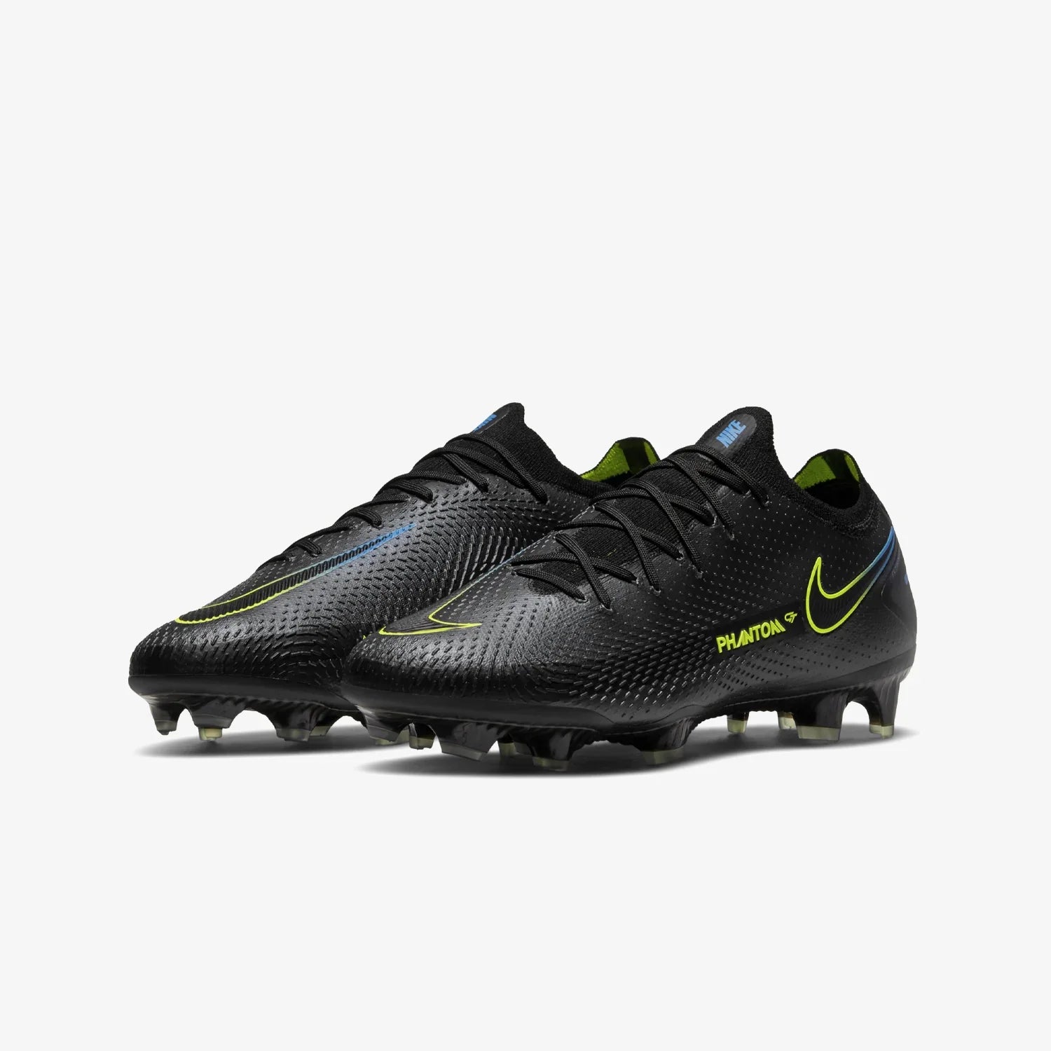 Nike Phantom GT Elite FG Firm Ground Soccer Cleats Black/Blue