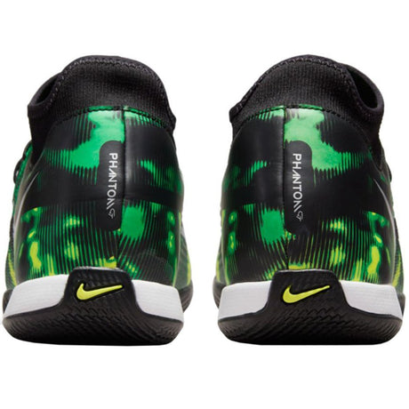 Nike Phantom GT2 Academy D IC Indoor Soccer Shoes - Black/Platinum/Green Strike - Best Buy Soccer