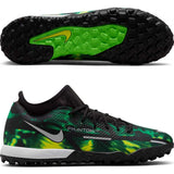 Nike Phantom GT2 Academy DF TF Soccer Cleats - Black/Platinum/Green - Best Buy Soccer