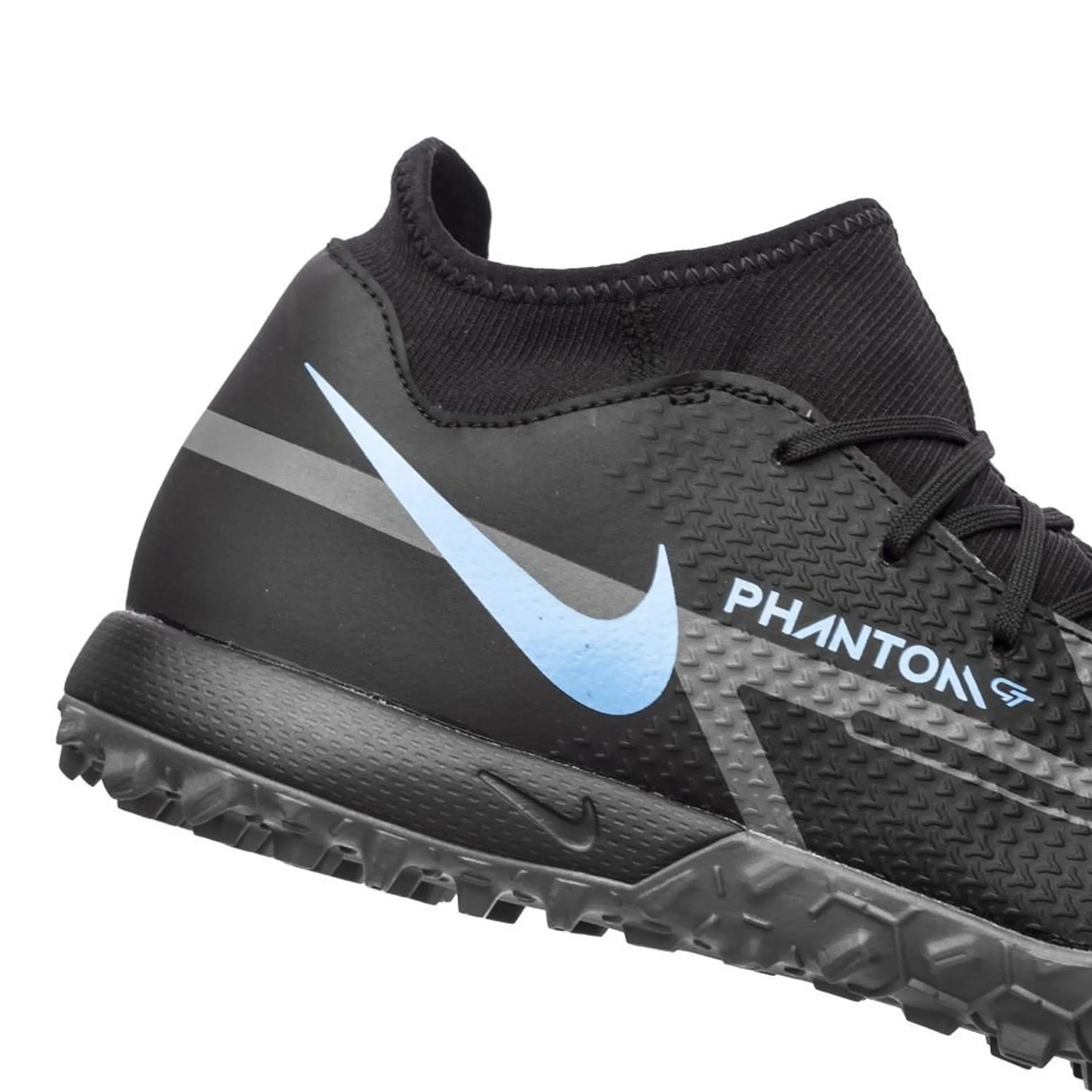 Nike Phantom GT2 Academy DF TF Turf Soccer Cleats - Black/Iron Grey - Best Buy Soccer