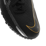 Nike Phantom GT2 Academy DF TF Turf Soccer Cleats - Black/Metallic Dark Grey/Metallic Gold - Best Buy Soccer