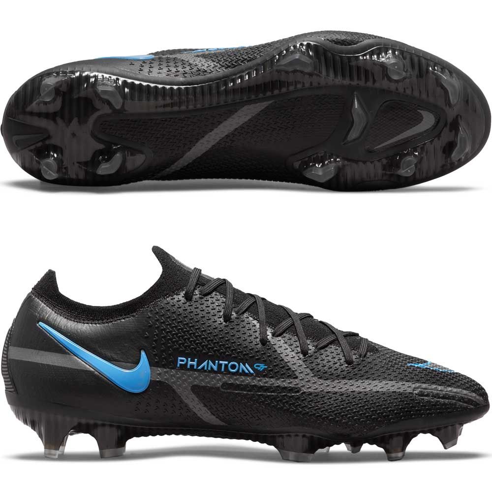 Nike Phantom GT2 Elite FG Firm Ground Soccer Cleats - Black/Black/Iroman/Grey - Best Buy Soccer