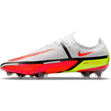 Nike Phantom GT2 Elite FG Firm Ground Soccer Cleats White/Bright Crimson/Volt - Best Buy Soccer