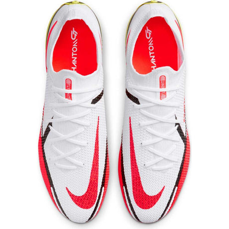 Nike Phantom GT2 Elite FG Firm Ground Soccer Cleats White/Bright Crimson/Volt - Best Buy Soccer