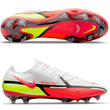 Nike Phantom GT2 Elite FG Firm Ground Soccer Cleats White/Bright Crimson/Volt - Best Buy Soccer