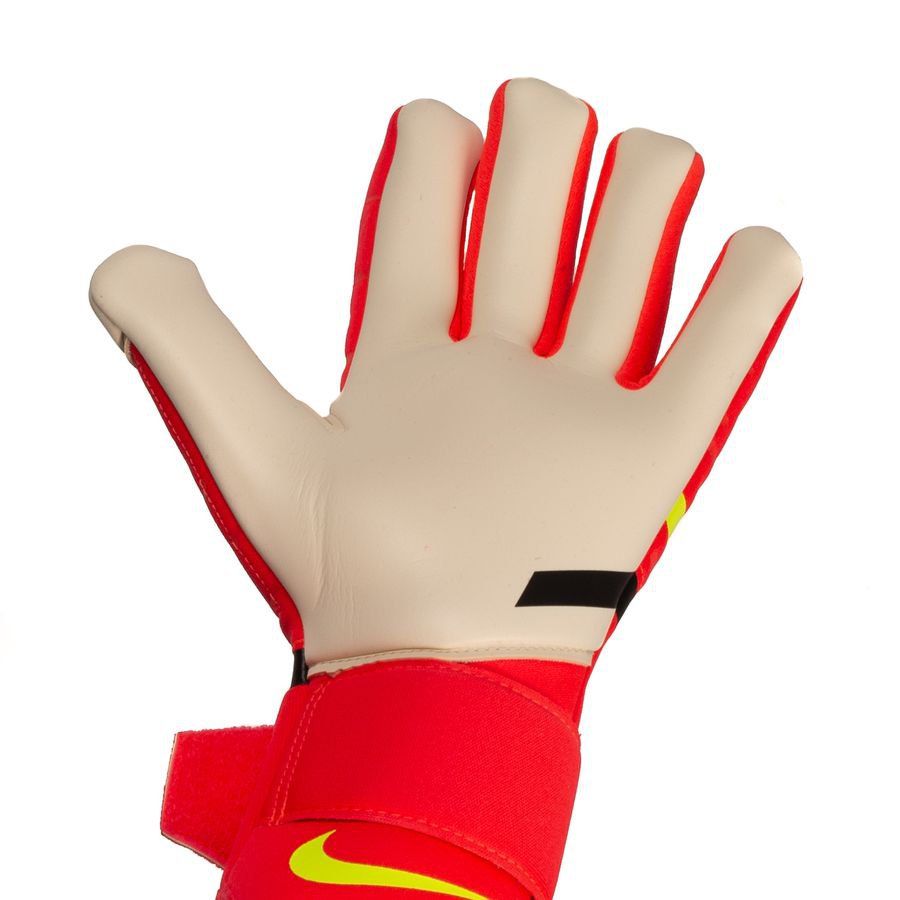 Nike Phantom Shadow Goalkeeper Gloves Bright Crimson/White/Volt - Best Buy Soccer