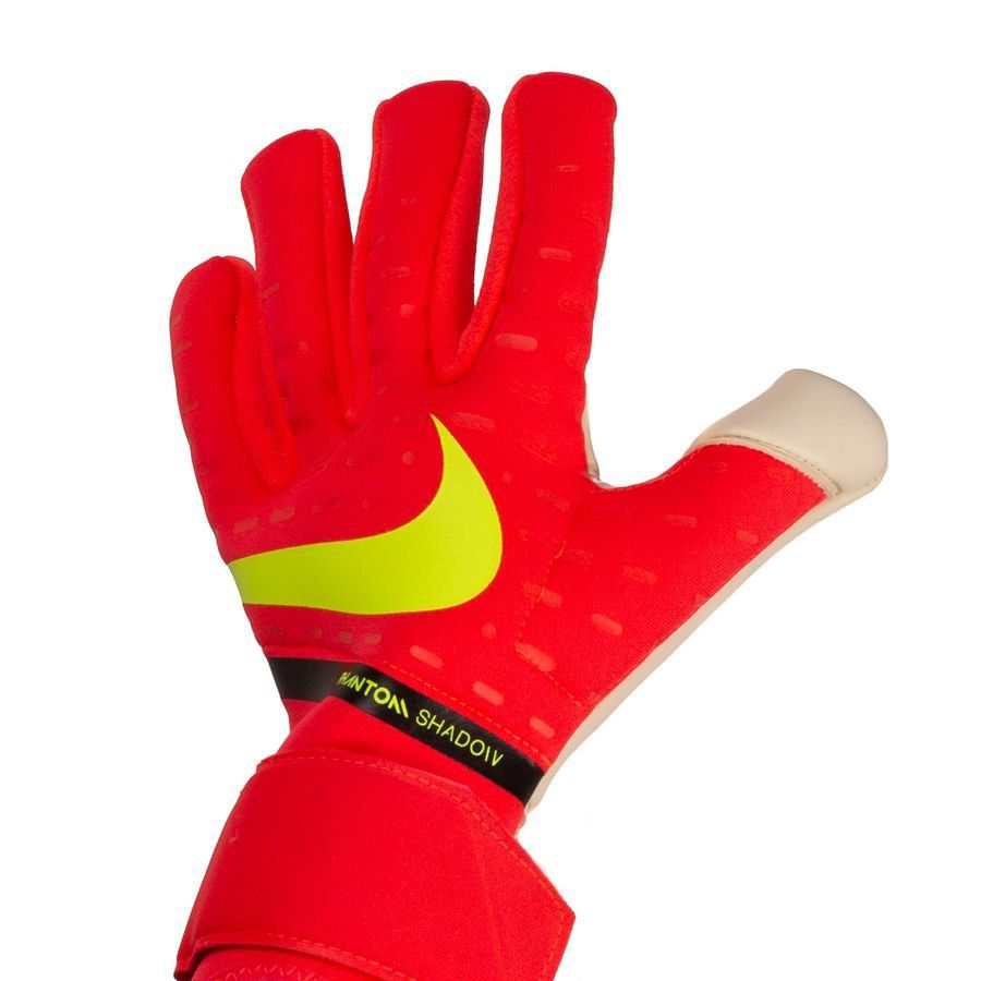 Nike Phantom Shadow Goalkeeper Gloves Bright Crimson/White/Volt - Best Buy Soccer