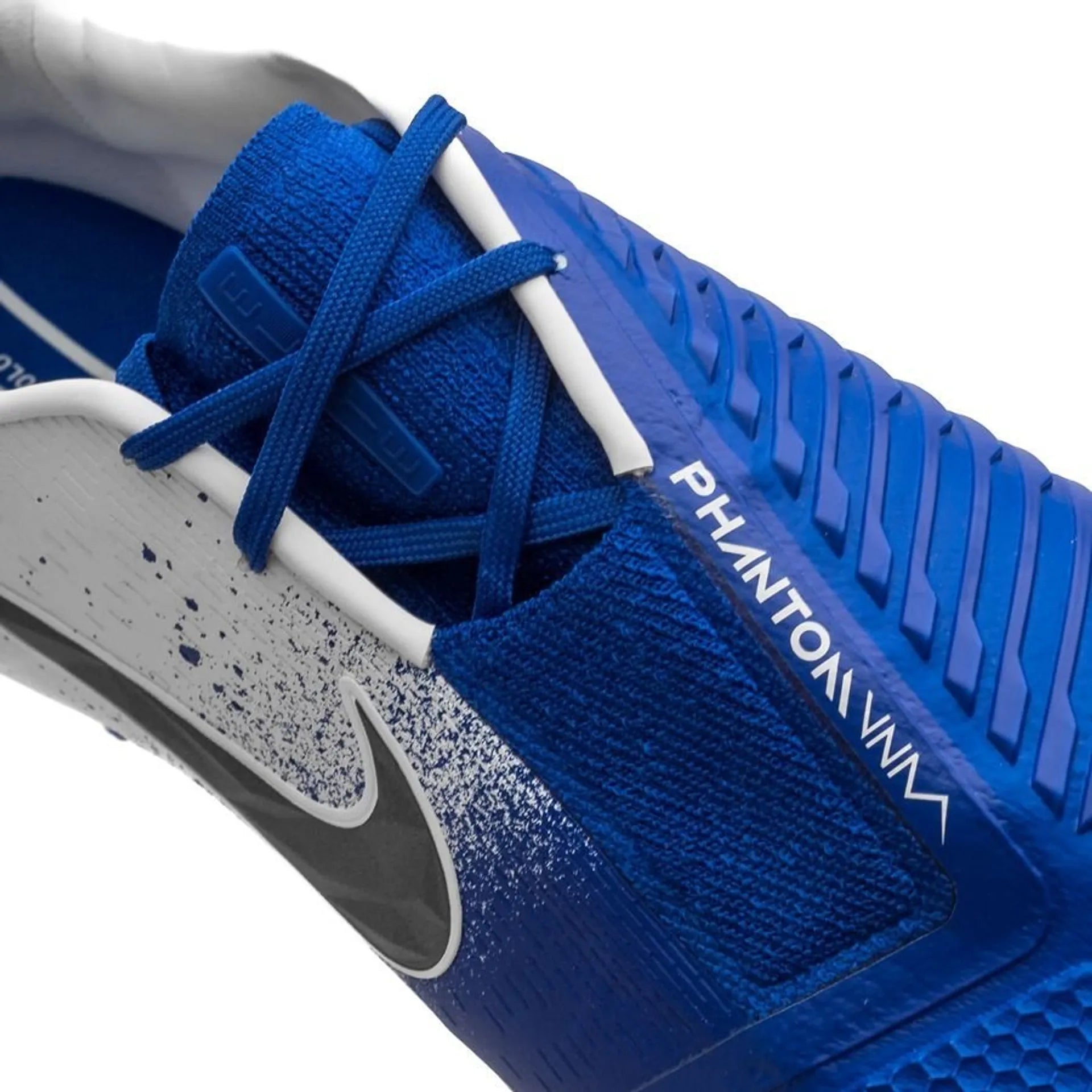 Nike Phantom Venom Elite FG Firm Ground Soccer Cleats - White/Racer Blue - Best Buy Soccer