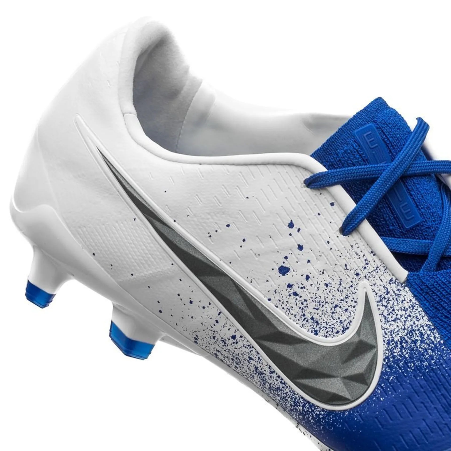 Nike Phantom Venom Elite FG Firm Ground Soccer Cleats - White/Racer Blue - Best Buy Soccer
