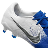 Nike Phantom Venom Elite FG Firm Ground Soccer Cleats - White/Racer Blue - Best Buy Soccer