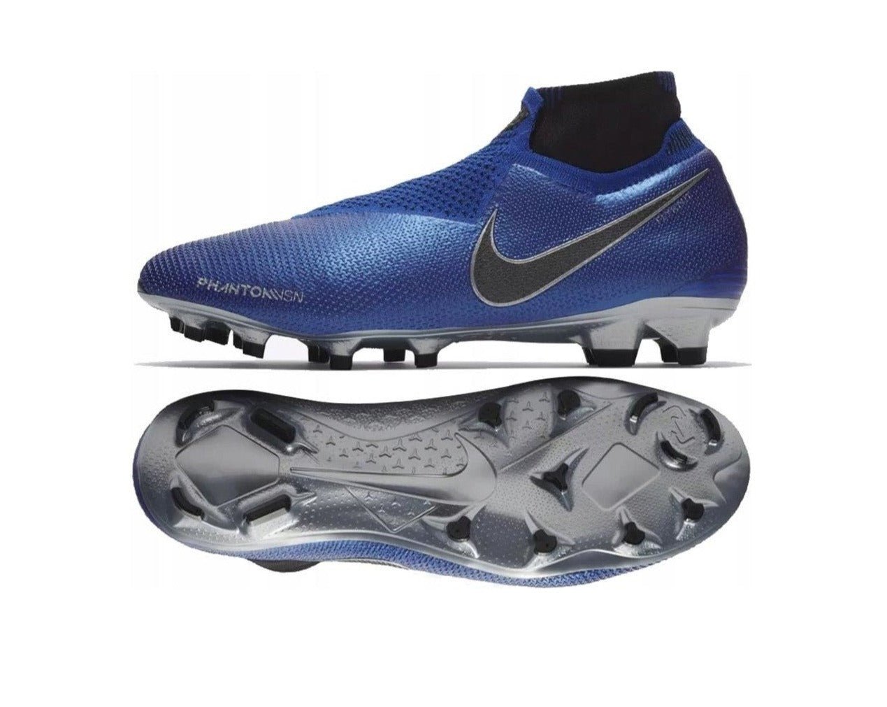 ナイキ ファントム VSN エリート DF FG Nike Phantom VSN Elite DF FG - Racer Blue/Chrome/White