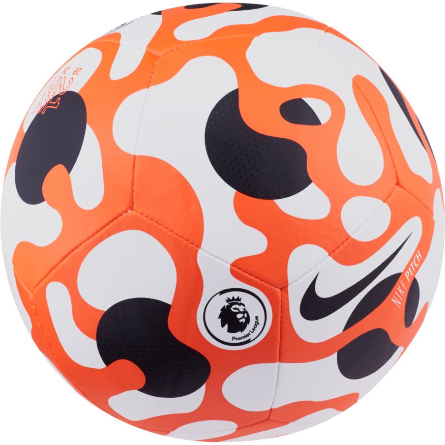 Nike Premier League Pitch Soccer Ball White/Orange - Best Buy Soccer