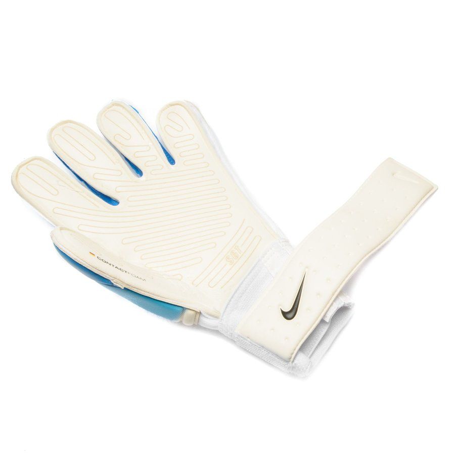 Nike Premier SGT Goalkeeper Gloves White/Blue/Black - Best Buy Soccer