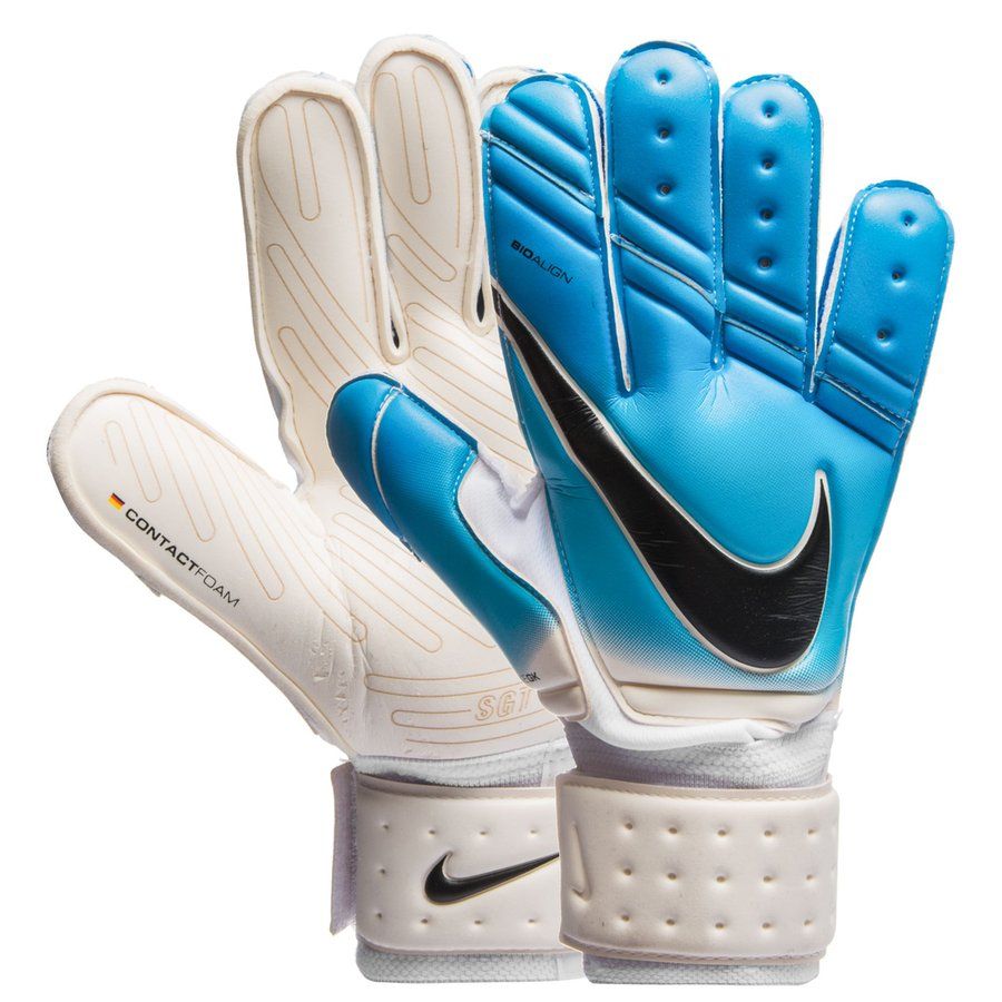 Nike Premier SGT Goalkeeper Gloves White/Blue/Black - Best Buy Soccer