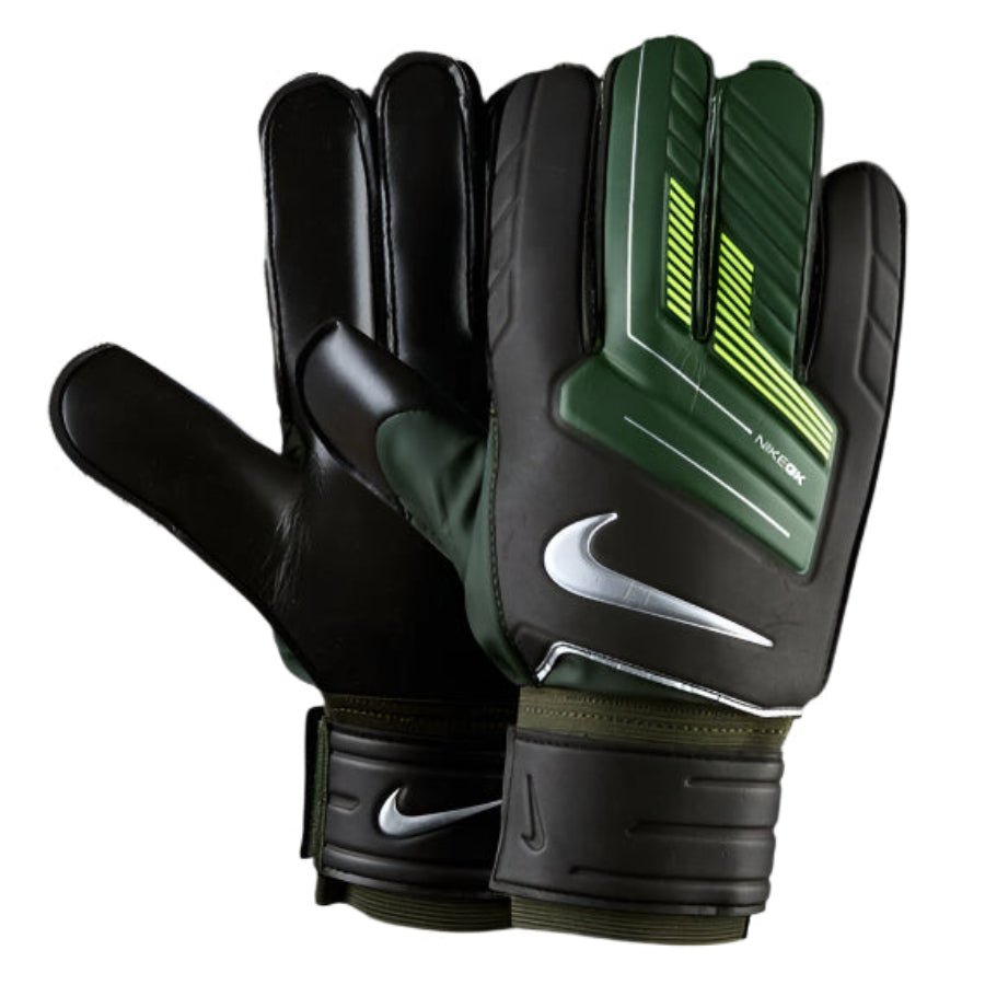 Nike Sentry Goalkeeper Gloves Black/Dark Army/Volt - Best Buy Soccer