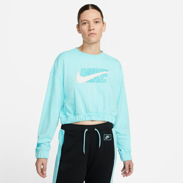 Nike Sportswear Icon Clash Women's Oversized Fleece Crew - Best Buy Soccer
