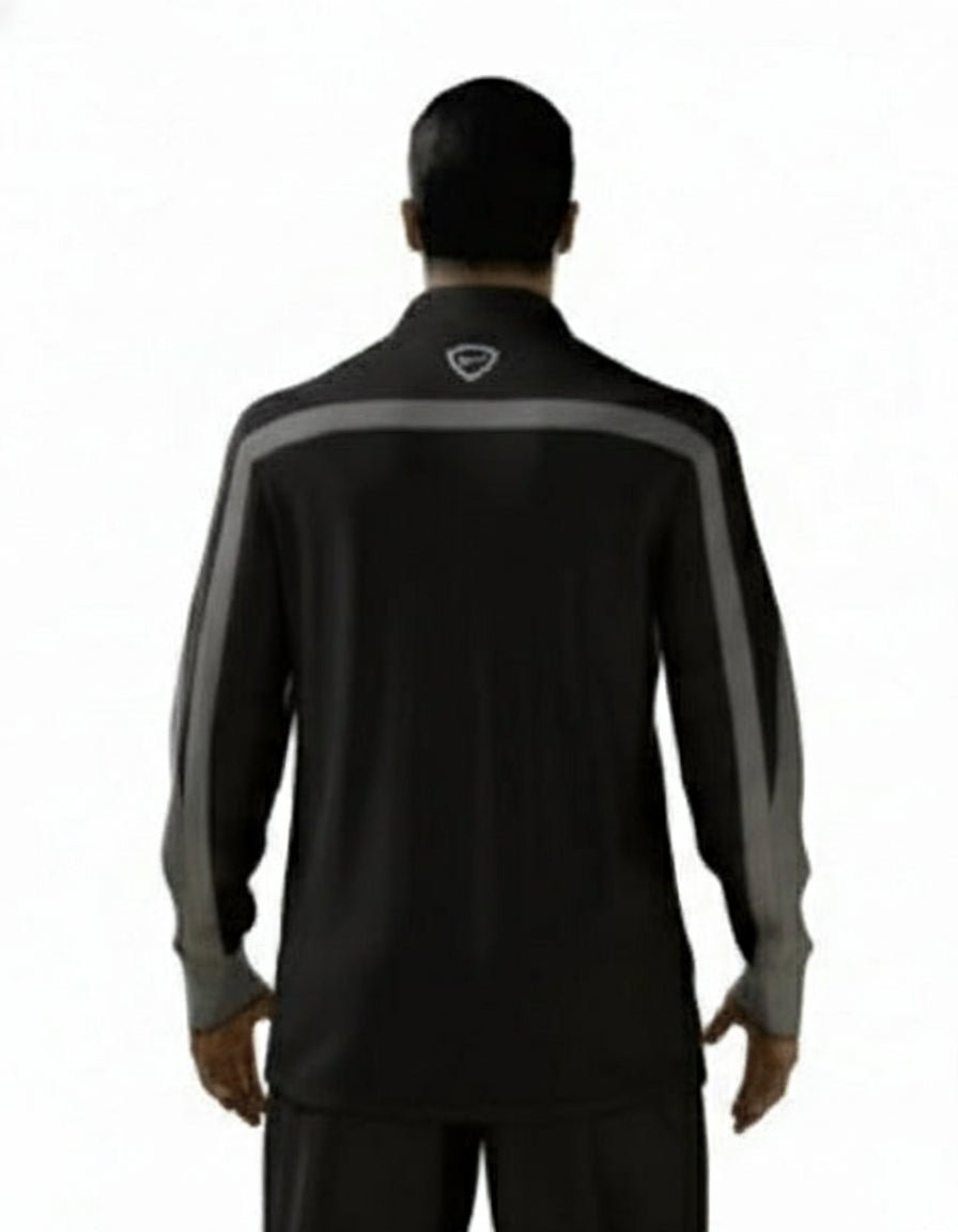 Nike Squad 14 Long Sleeve 1/4 Zip Pullover Training Top - Black/Grey - Best Buy Soccer