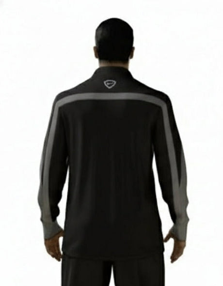 Nike Squad 14 Long Sleeve 1/4 Zip Pullover Training Top - Black/Grey - Best Buy Soccer