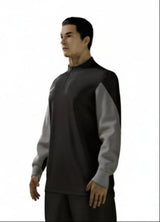 Nike Squad 14 Long Sleeve 1/4 Zip Pullover Training Top - Black/Grey - Best Buy Soccer