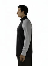 Nike Squad 14 Long Sleeve 1/4 Zip Pullover Training Top - Black/Grey - Best Buy Soccer